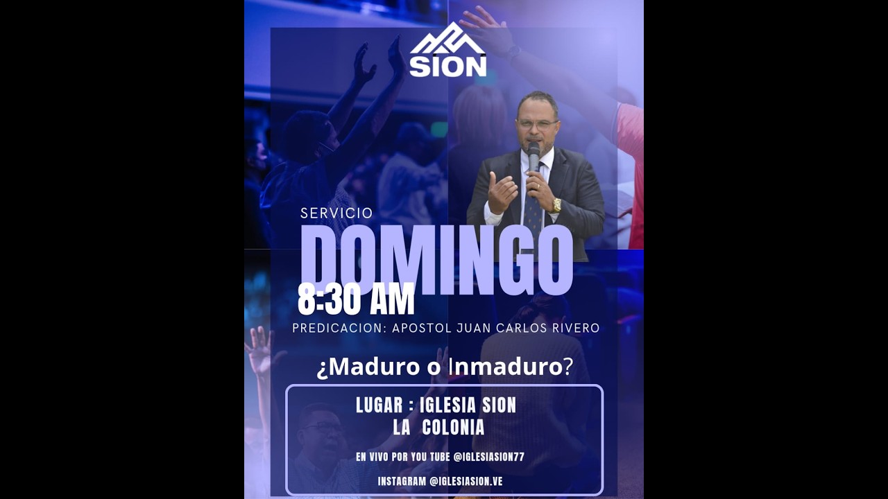 SERVICIO DOMINICAL   ¿Maduro o Inmaduro?