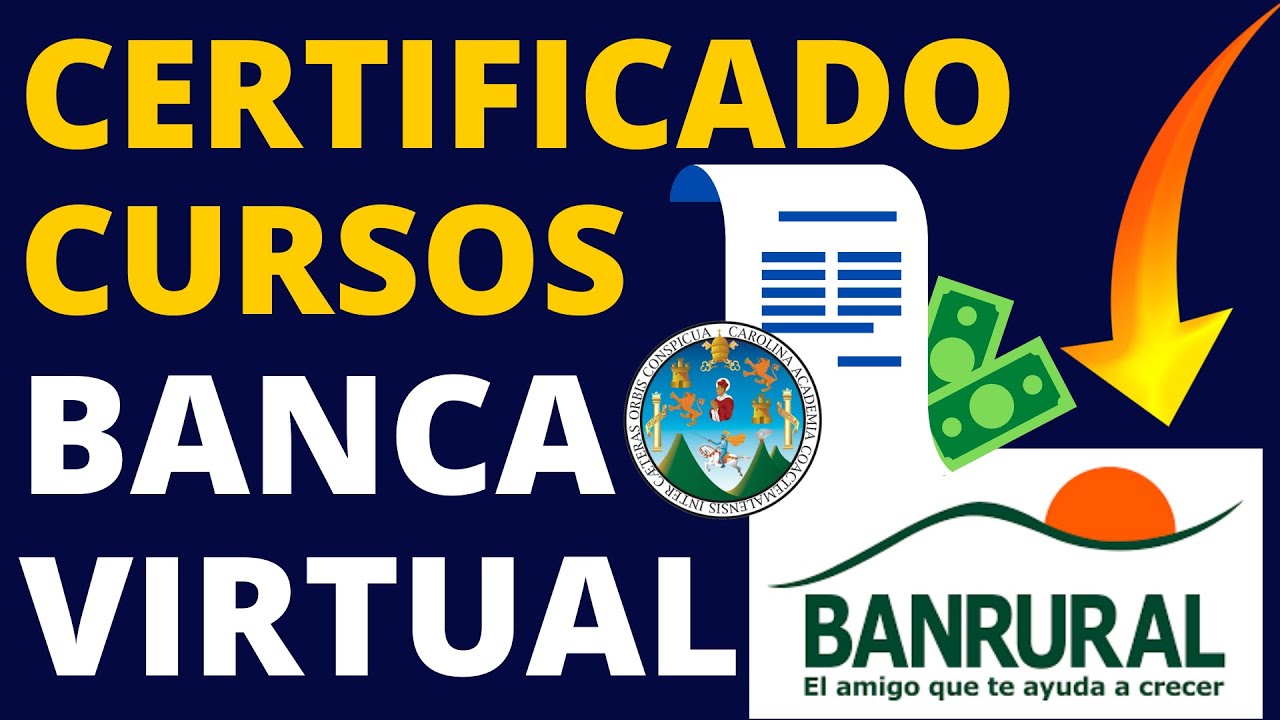 ✅PAGAR ONLINE BANRURAL Certificado de CURSOS APROBADOS en el Control Académico Web USAC💻