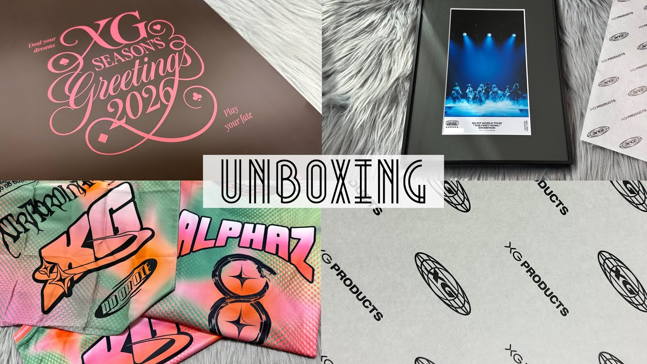 ⚠️ネタバレ注意 spoiler alart ⚠️ XG 開封 unboxing - シーグリ Season’s Greetings 2026  グッズ