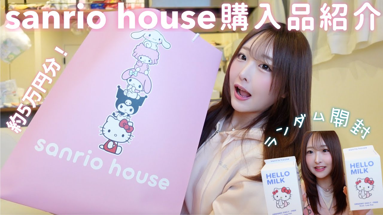 【爆買い】バズってるsanrio houseで買い放題🎀キティのランダム開封💗【約5万円分】