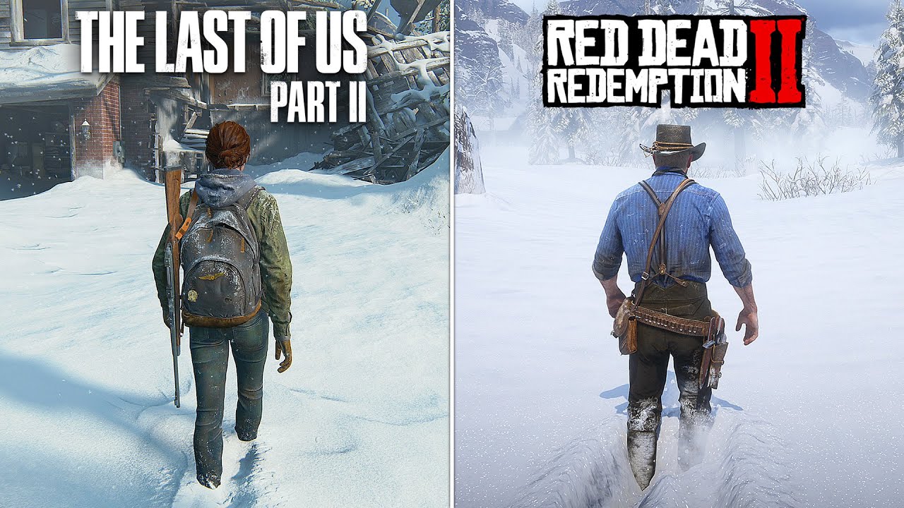 The Last of Us 2 против Red Dead Redemption 2 - Сравнение Деталей