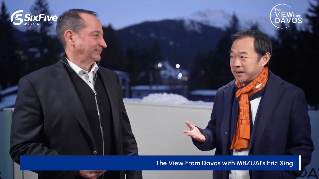 The View from Davos with MBZUAI’s Eric Xing
