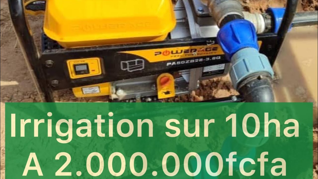 Voici le meilleur système d’irrigation au Cameroun ! Avec seulement deux millions j’irrigue 10ha