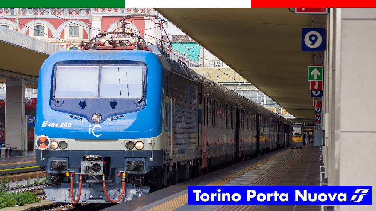TRENI PASSEGGERI in stazione a TORINO PORTA NUOVA - 1* Parte
