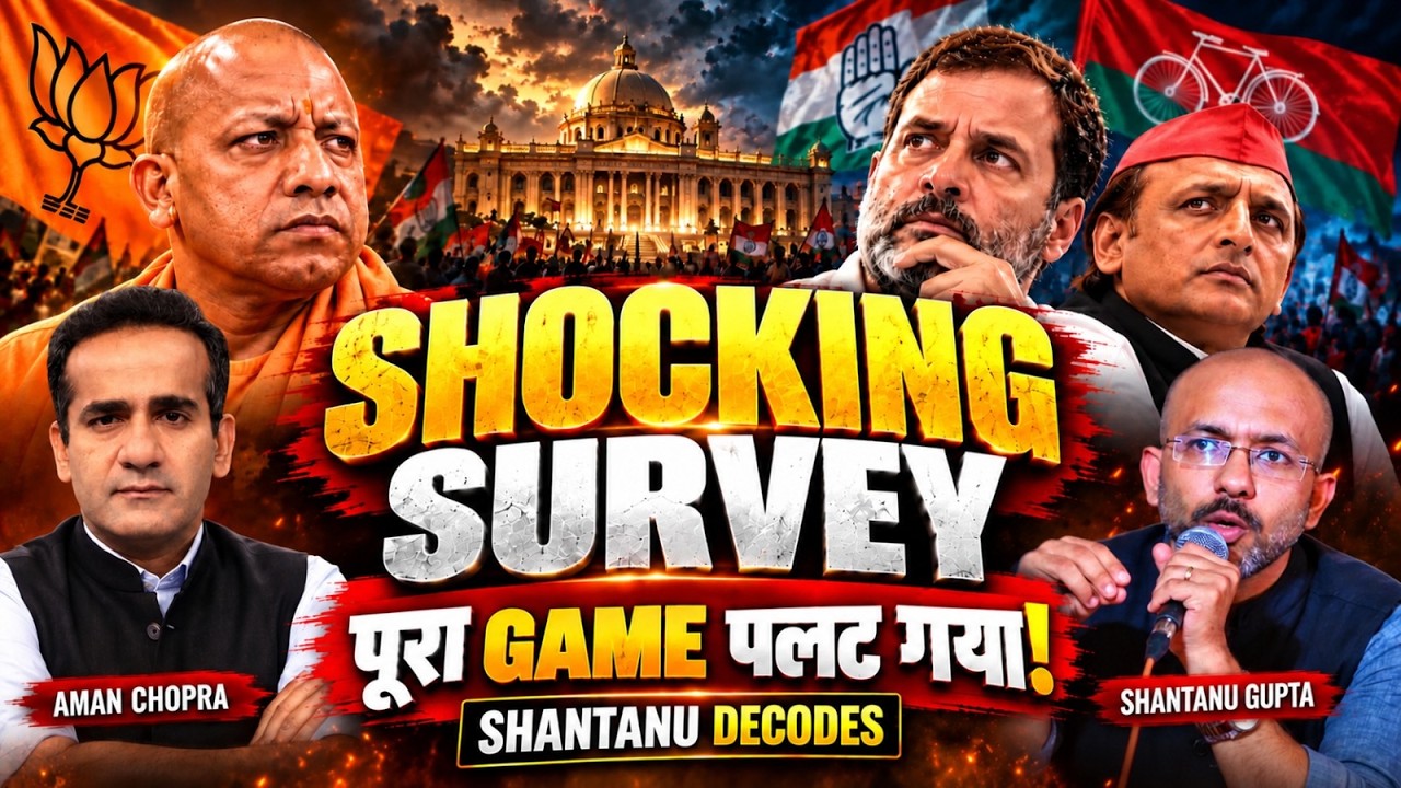 UP Election 2027 का Shocking Survey | Opinion Poll | Yogi Vs Akhilesh | Shantanu Gupta | Aman Chopra