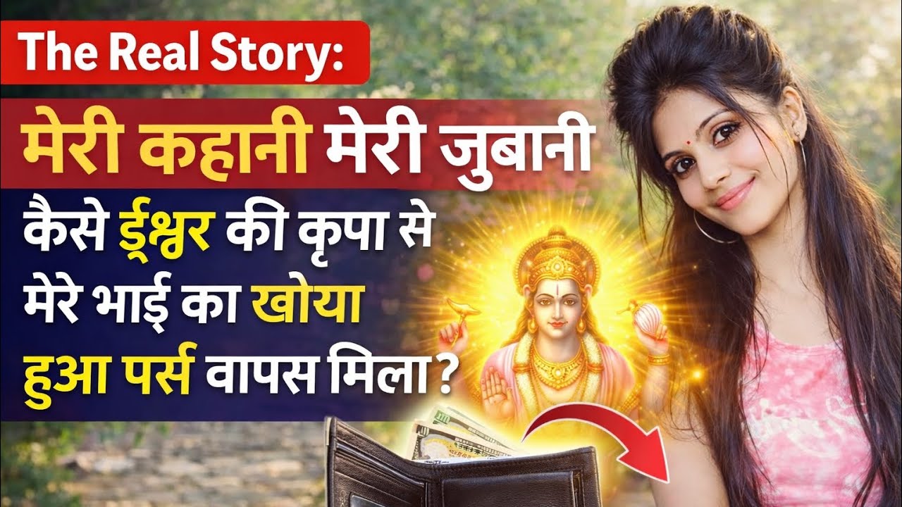 The Real Story: मेरी कहानी मेरी जुबानी | कैसे ईश्वर की कृपा से मेरे भाई का खोया हुआ पर्स वापस मिला?🙏