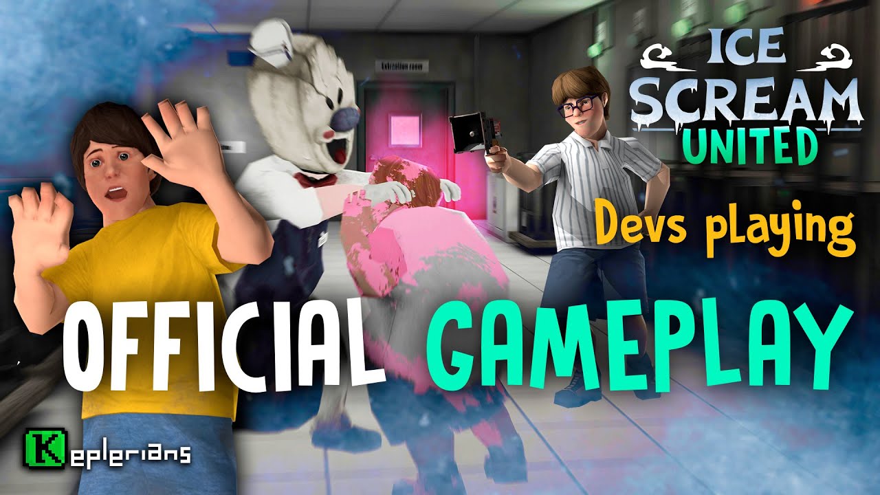 ICE SCREAM UNITED GAMEPLAY 🍧 DEVELOPERS PLAYING 🎮 Ice Scream MULTIPLAYER