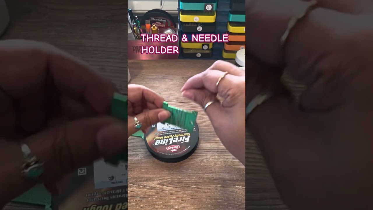 Beading Helper! Thread and needle keeper! #mibolaloca #Beading #3dprinted #beadingcommunity #crafts
