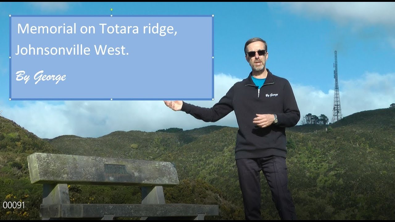 Memorial's on Totara Ridge, Johnsonville.  By George