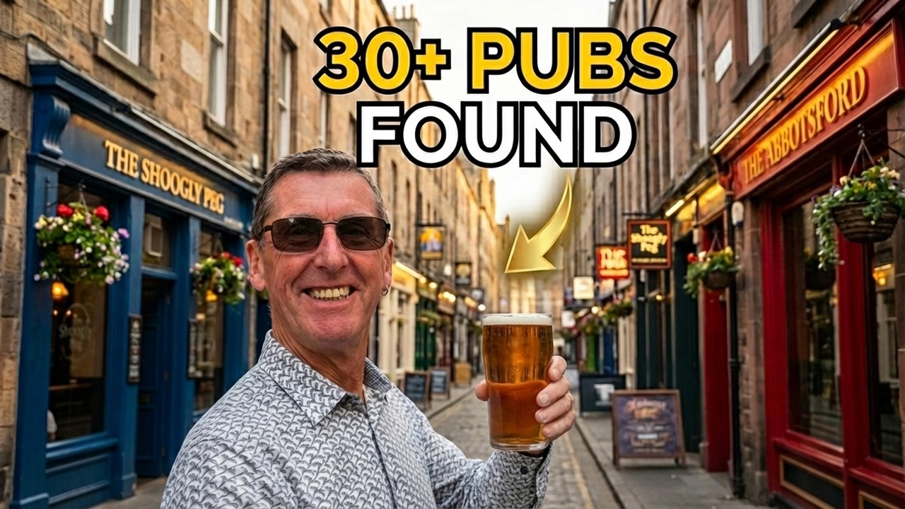 Edinburgh - ALL the BARS in ROSE STREET!