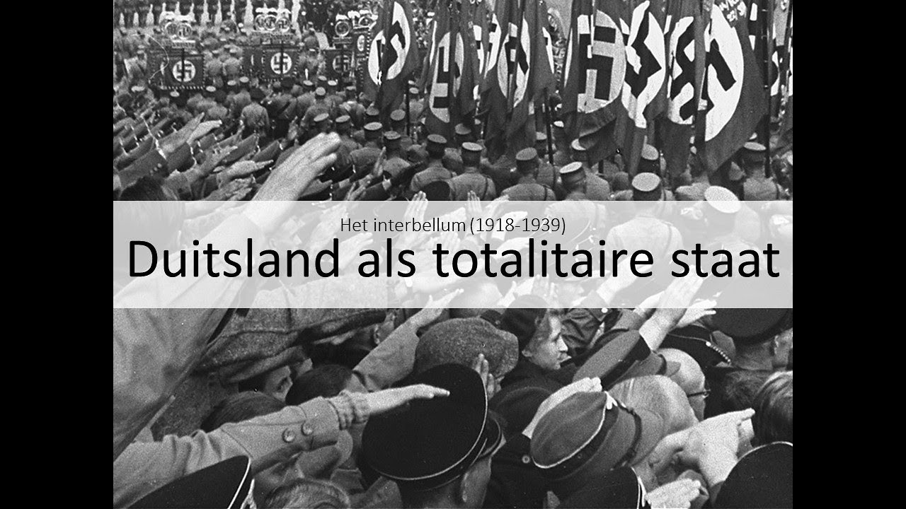 7. Duitsland als totalitaire staat (vmbo eindexamen - Het interbellum 1918-1939)