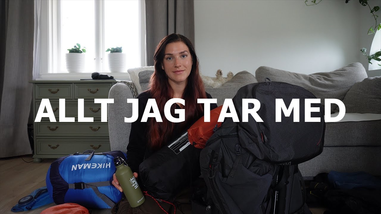 PACKLISTA VANDRING | tält, utrustning, mat, kläder m.m.