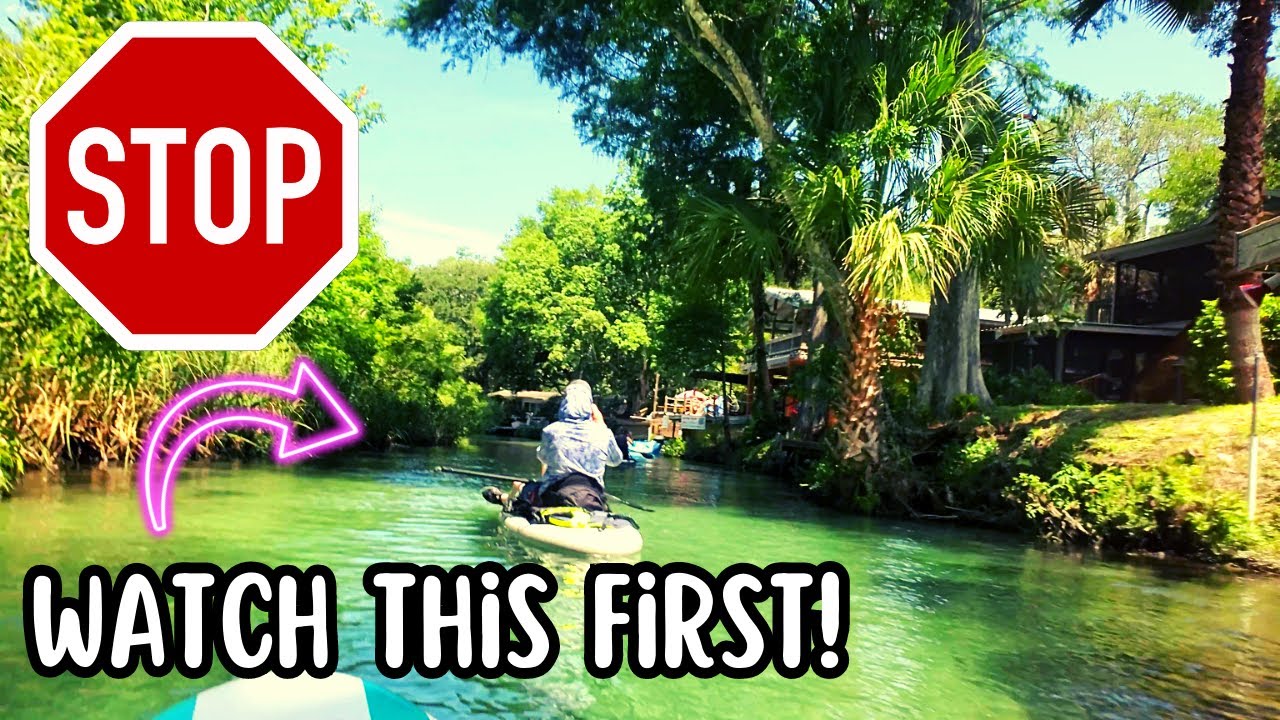 6 Mistakes to Avoid When Paddling or Kayaking Weeki Wachee Springs | Full Time RV Living Family