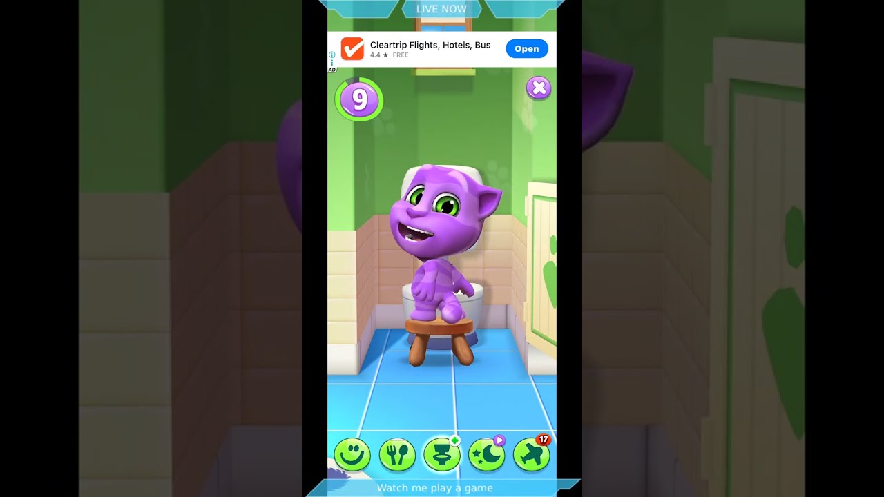 Talking tom gameplay #talkingtom #talkingtomlive