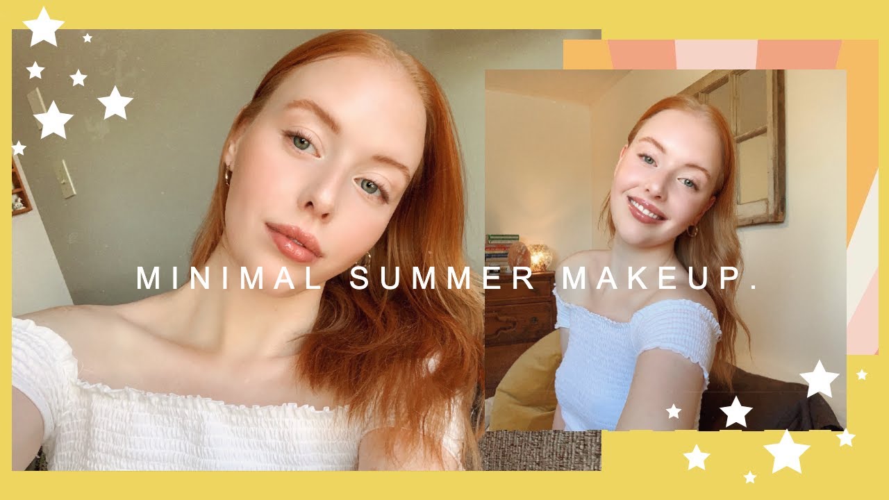 Minimal Summer Makeup Routine | Makeup for red hair & pale skin