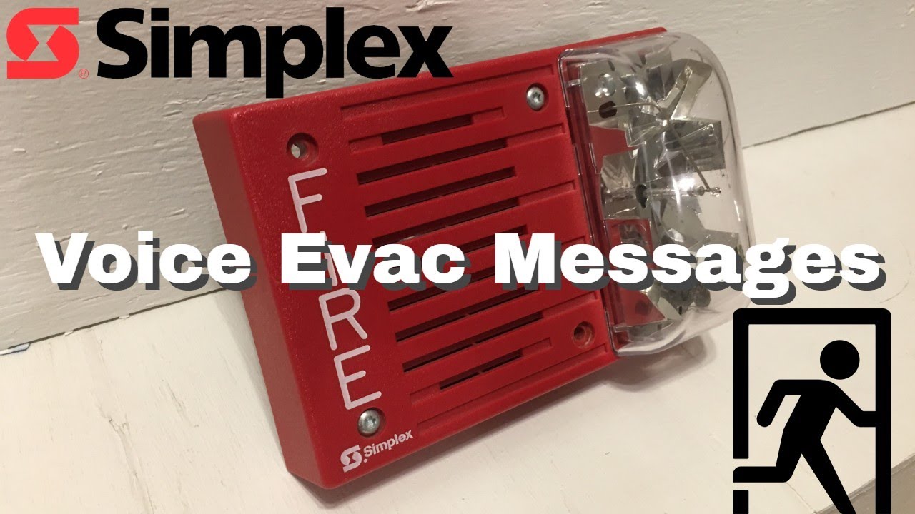 Playing Various Simplex Voice Evacuation Messages