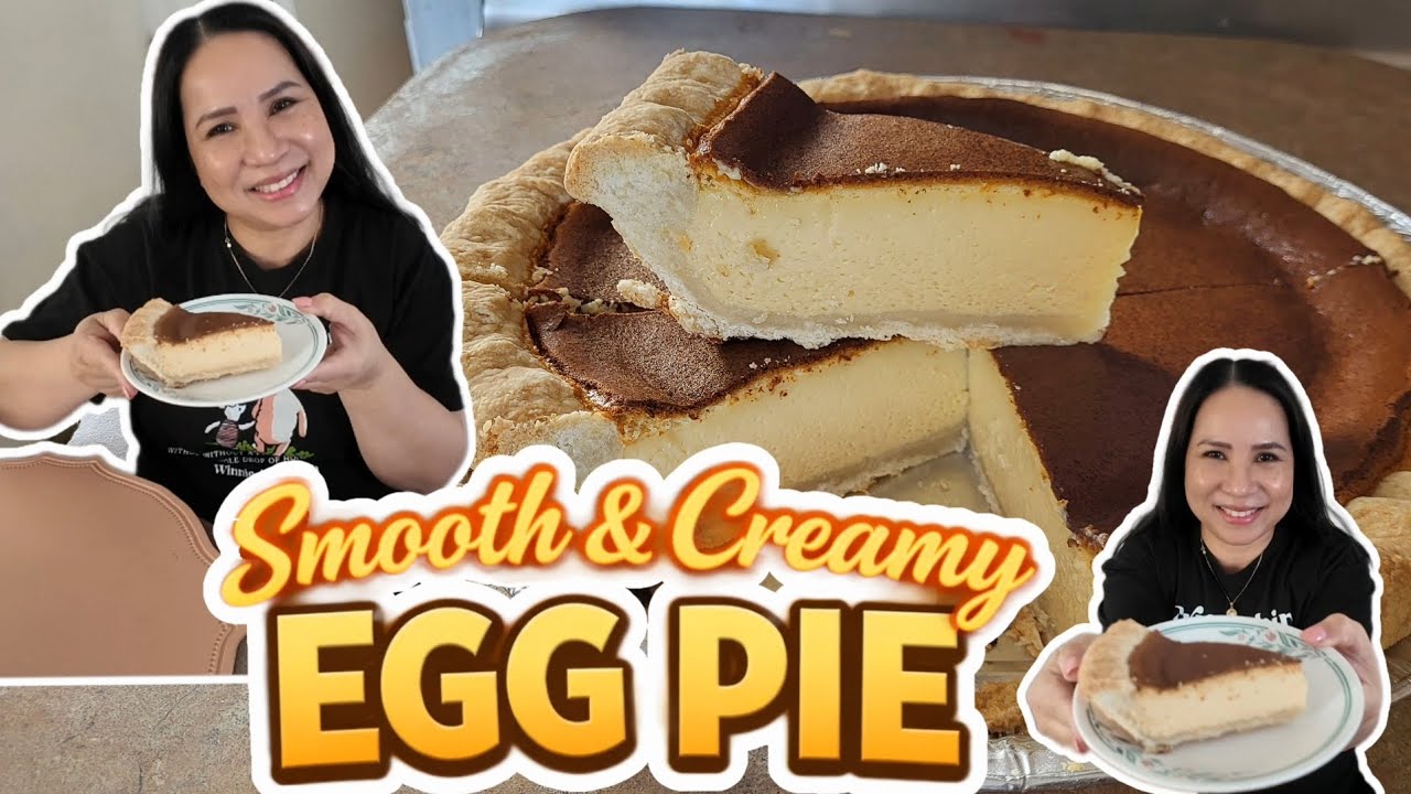 SMOOTH & CREAMY EGG PIE | EASY STEP-BY-STEP RECIPE | HEY MAMA VLOG