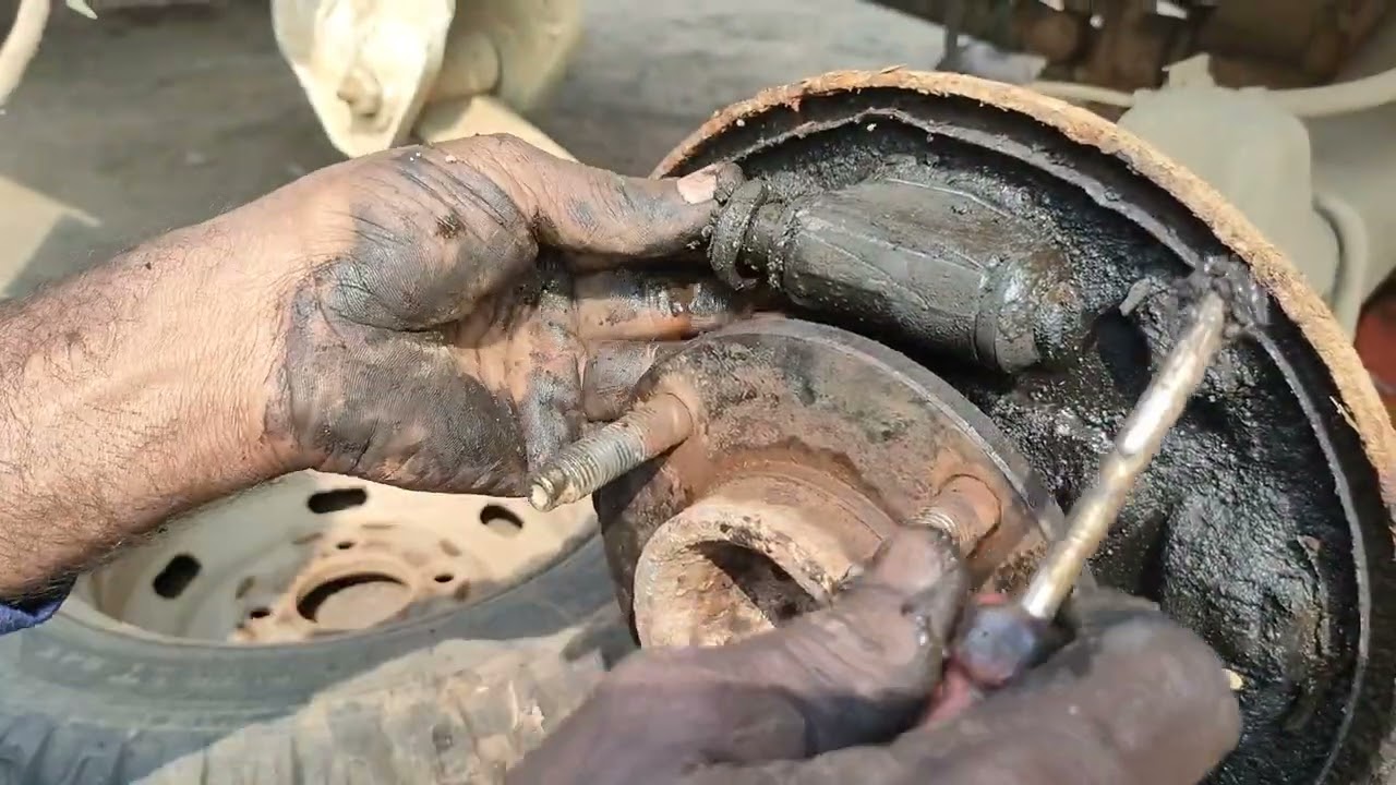 Tata Ace rear wheel break problem टाटा एसी रिअर विल ब्रेक प्रोब्लम 😭