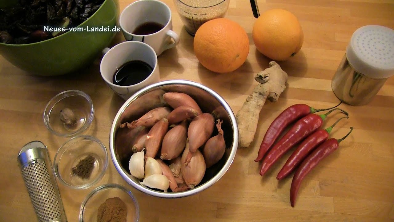 Pflaumenketchup - Das Kult-Rezept - Extrem lecker!