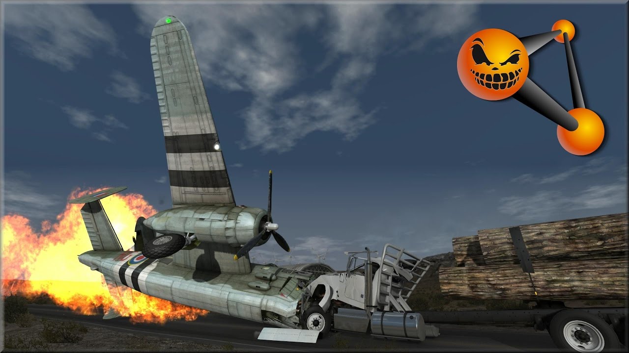 BeamNG Drive Halloween Crash Testing - Insanegaz