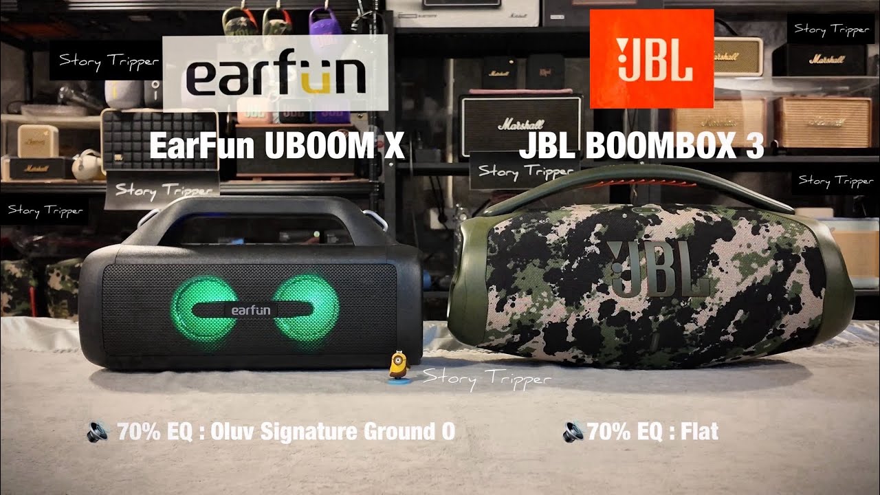 EarFun UBOOM X vs JBL BOOMBOX 3
