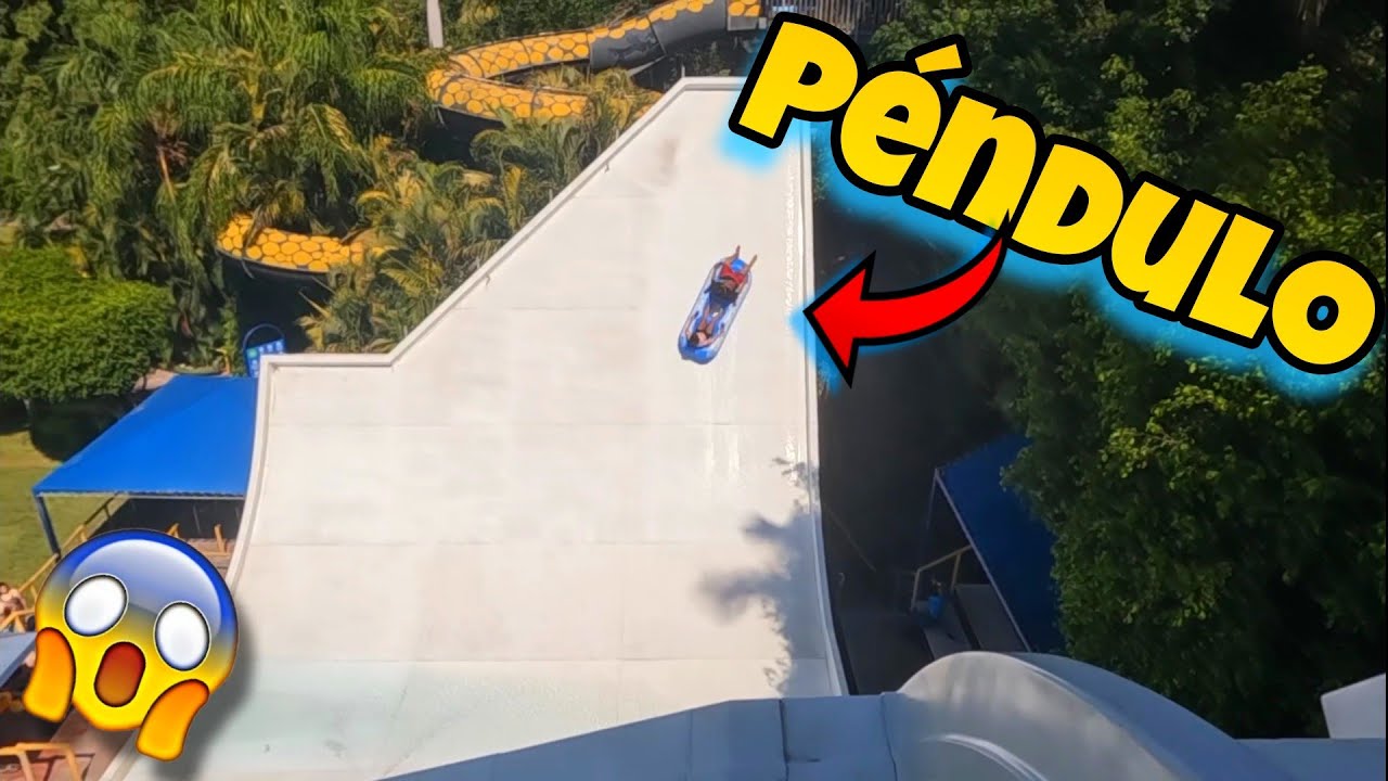 El p&eacute;ndulo atracci&oacute;n acu&aacute;tica EL ROLLO PARQUE ACU&Aacute;TICO #atracciones #juegos #parqueaqu&aacute;tico #rides