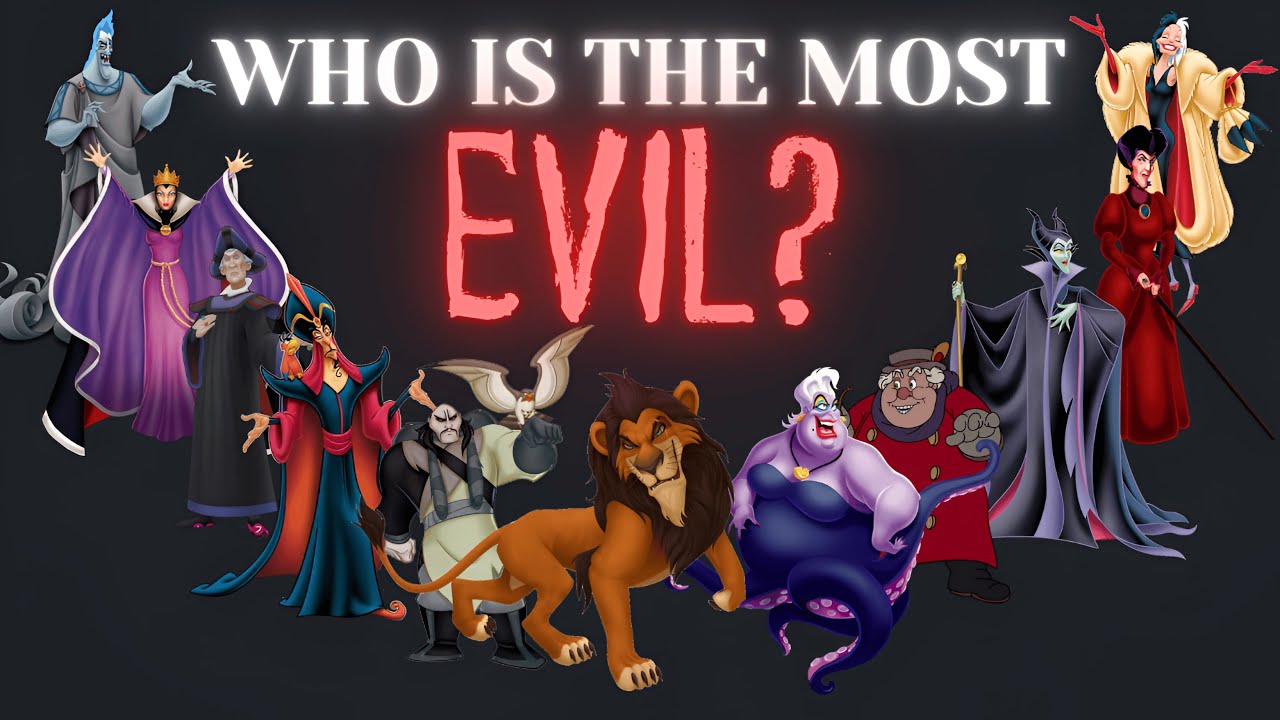 The Most Evil Disney Villains Explained & Ranked.