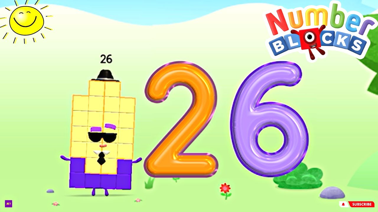 Numberblocks World | Meet Numberblocks Twenty-Six | Number 26 | Learn Tracing | Educational Game