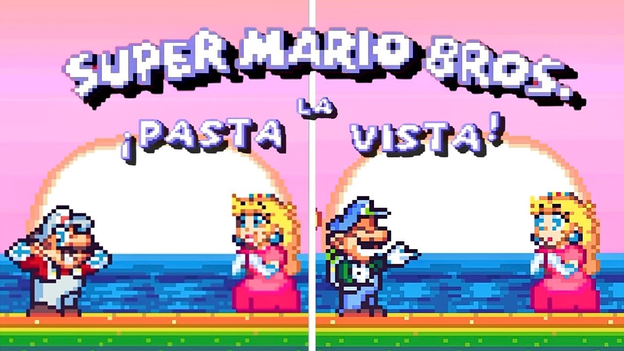 MARIO Vs. LUIGI ENDING - Super Mario Bros. Pasta La Vista - Which is Better?
