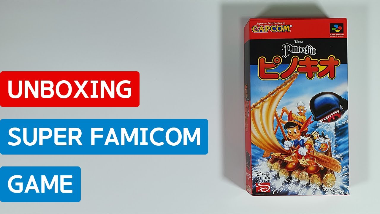 Disney's Pinocchio (SNES, Japan) - Unboxing