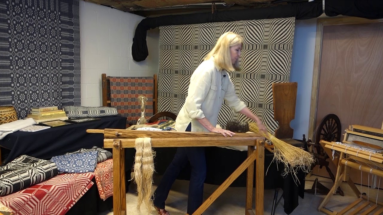 National Woven Coverlet Project: Cassie Dickson Demo