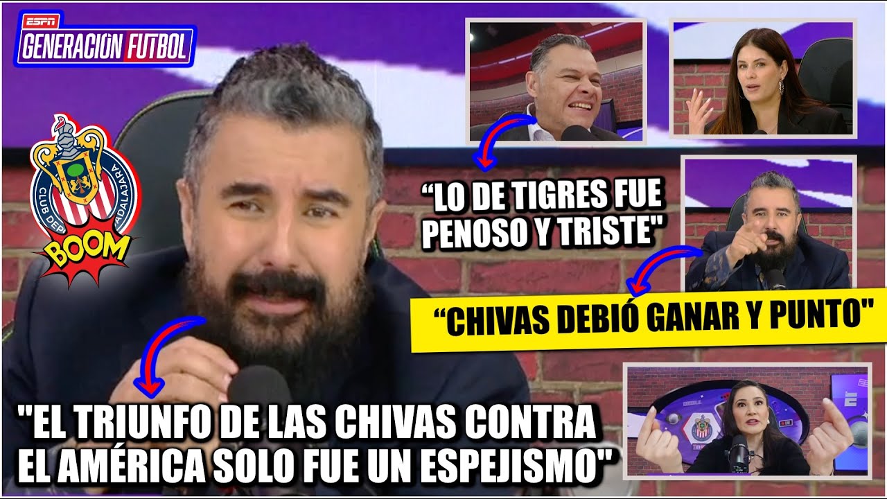 Álvaro Morales NO PARÓ DE BURLARSE de las CHIVAS tras empate vs TIGRES. Mandó mensaje | Generación F