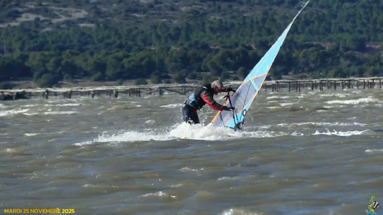 WINDSURF LA NAUTIQUE LE PARC A HUITRES LE 25/11/2025 FRANCE GOPRO