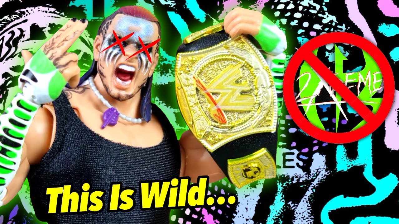The BIZARRE Lore Of Jeff Hardy WWE Mattel Action Figures!