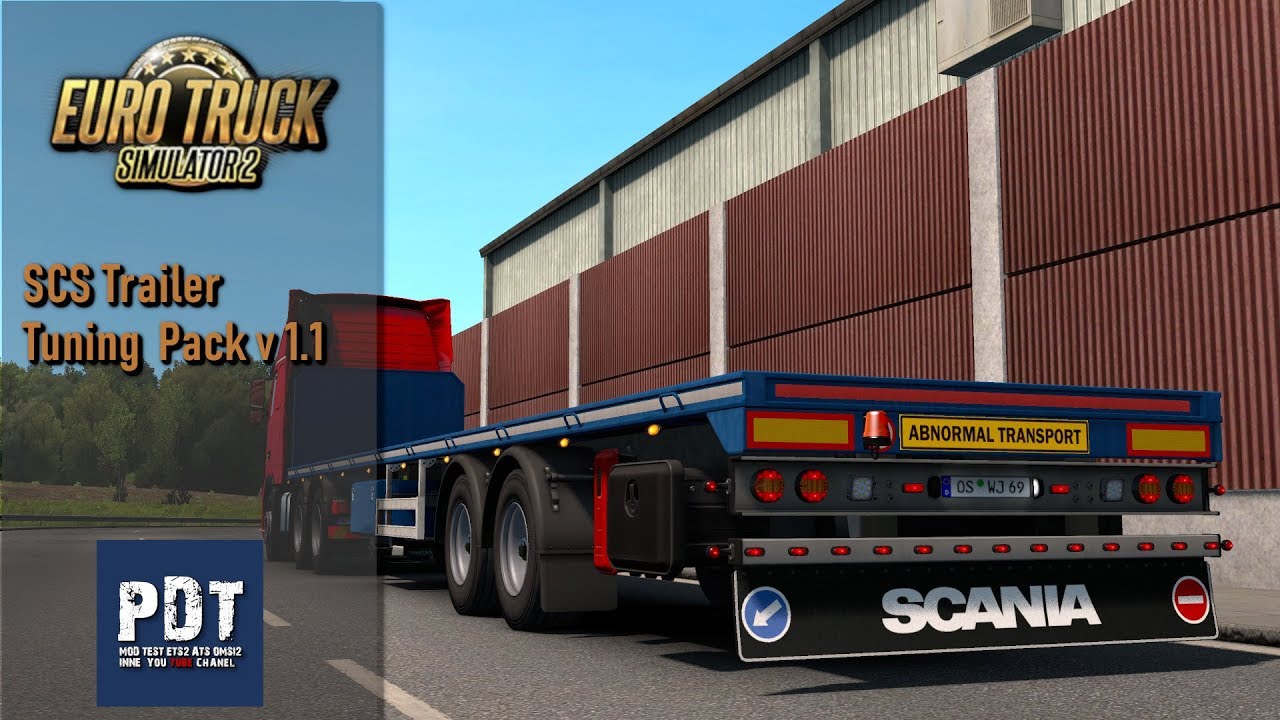 ✅[ETS2. V1.35]...PDT...SCS Trailer Tuning Pack v 1.1