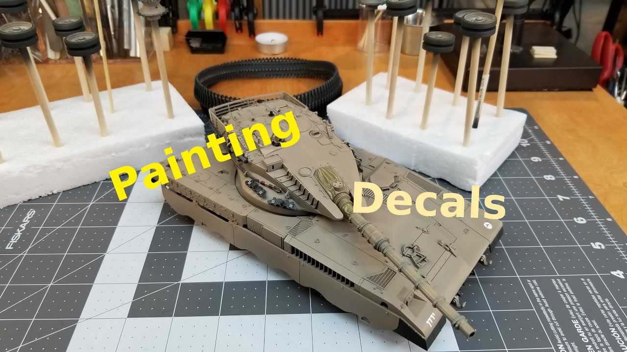 Merkava by Tamiya in 1/35 Scale, Paint and Decals