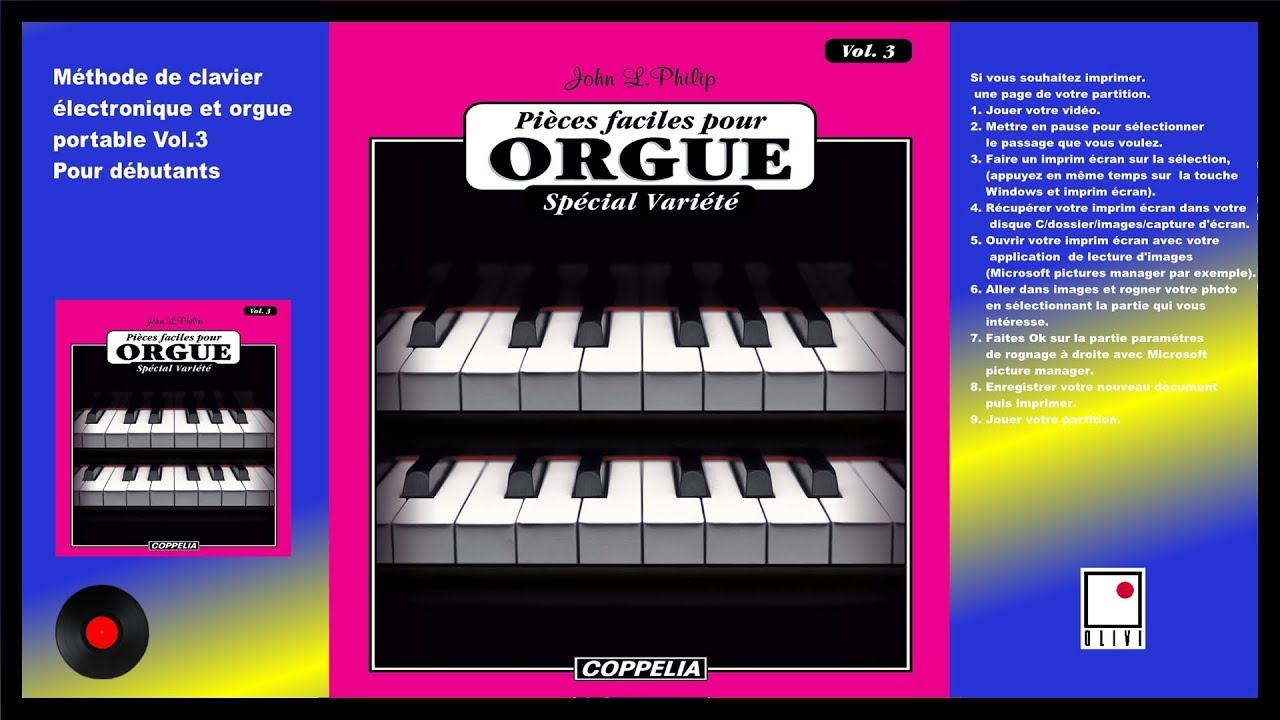 PARTITION MUSICALE COMMENT APPRENDRE A JOUER DU CLAVIER NUM&Eacute;RIQUE - POUR D&Eacute;BUTANTS - COPPELIA OLIVI