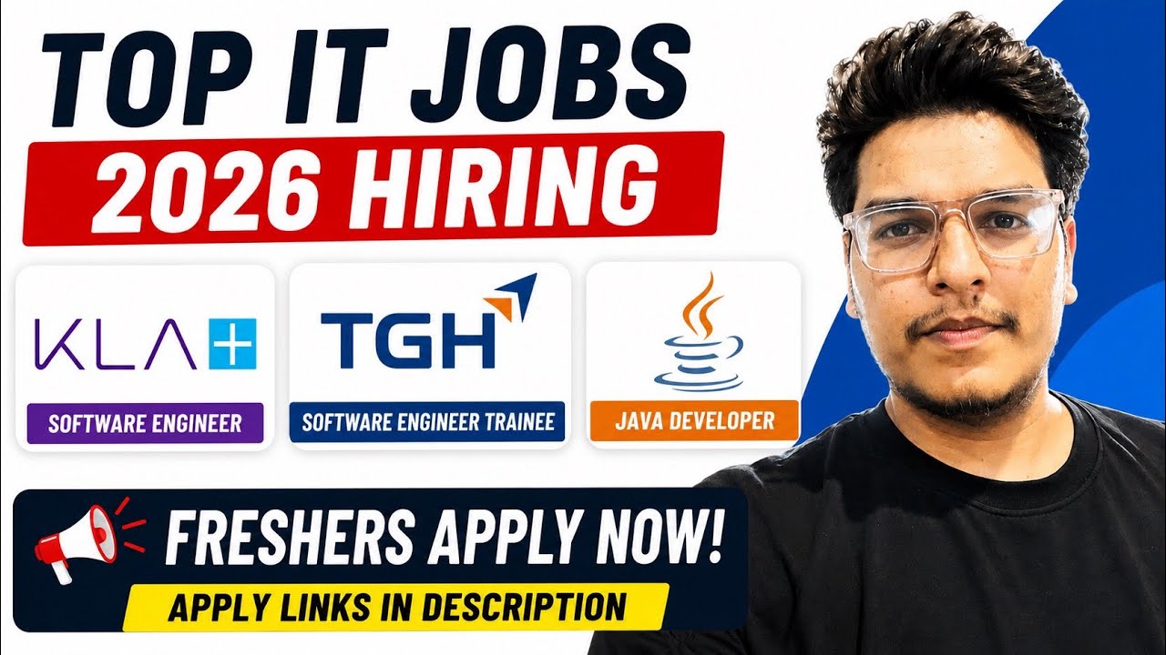 🚨 Freshers Hiring Alert | KLA, TGH & Java Developer Opportunity