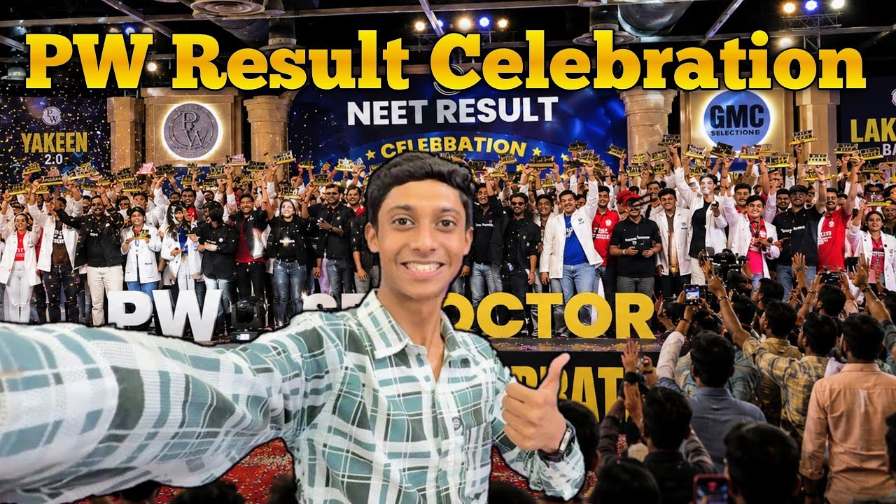 Re-NEET 2026 Result Celebration Vlog 🔥| Physics Wallah 🩺✨