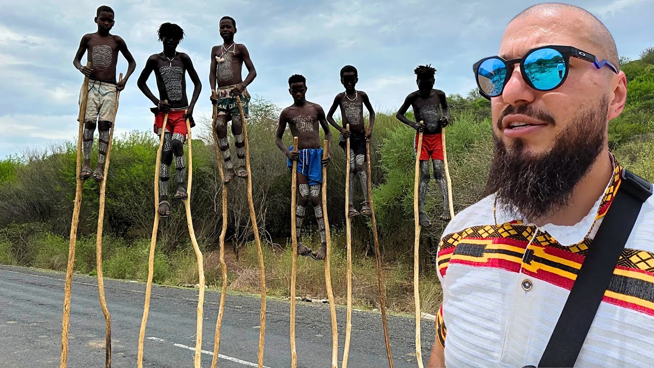 The Day I Will Never Forget From Ethiopia - Stilt Walking Tribe, Benna, Omo Valley 🇪🇹