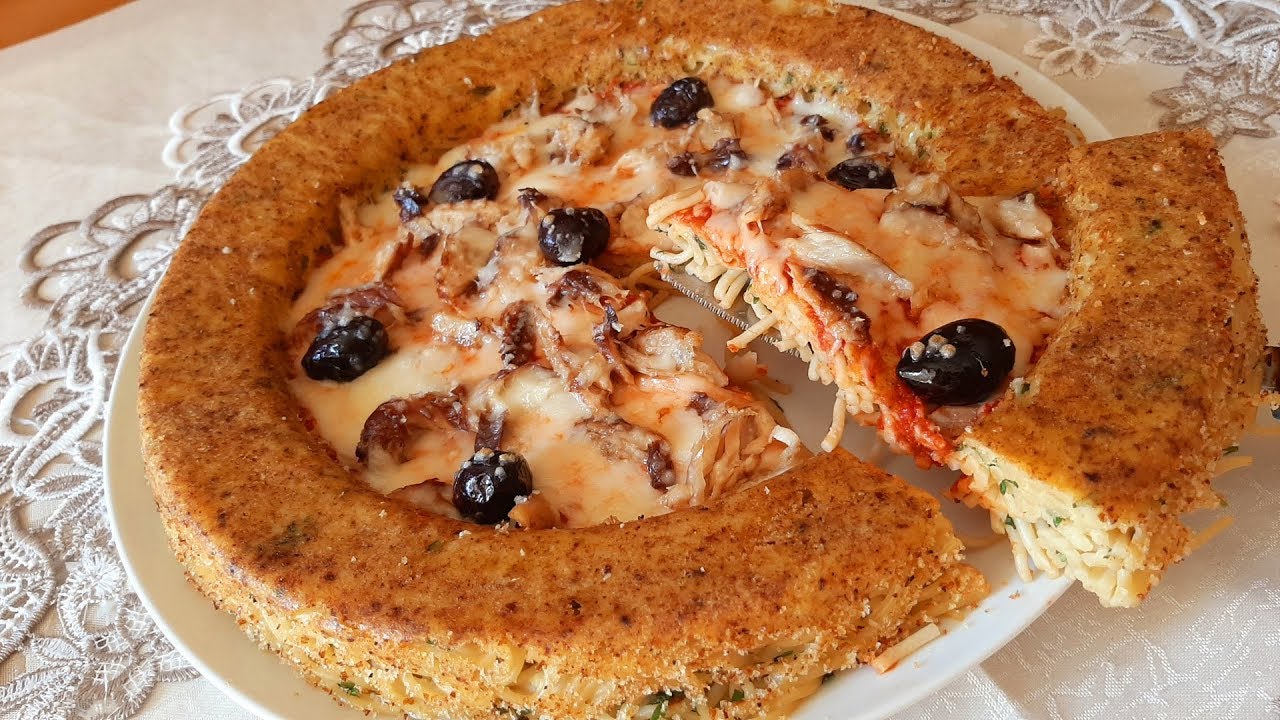ها الجديد 😂😋 سباكيتي بشكل ومداق جديدين ومميزين كوجبة عشاء خفيفة ضريفة 🥰😋 سباكيتي بمداق البيتزا