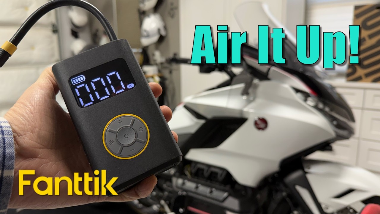 Fanttik X9 Pro Tire Inflator for Motorcycles | Test and Review