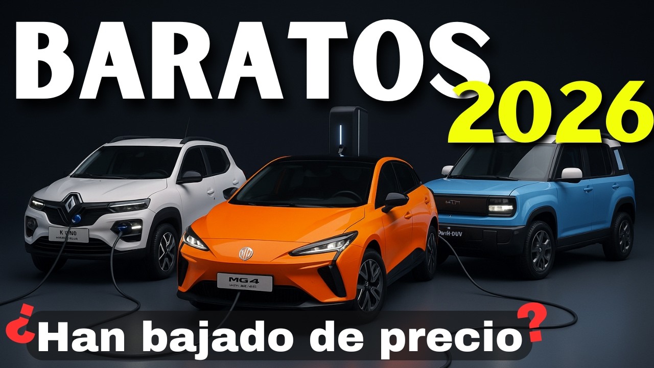 Los 12 AUTOS ELECTRICOS más BARATOS en Mexico 2026