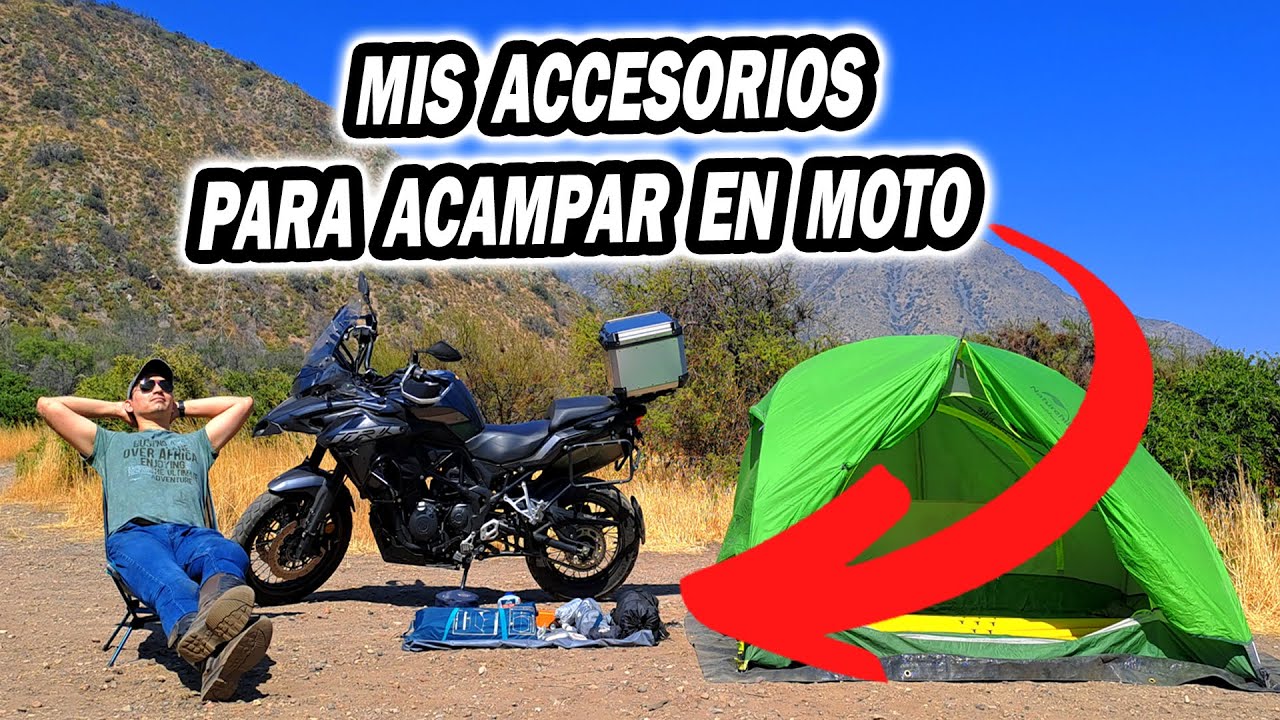 MIS ACCESORIOS PARA ACAMPAR EN MOTO / UNO DE ELLOS TE SORPRENDER&Aacute;
