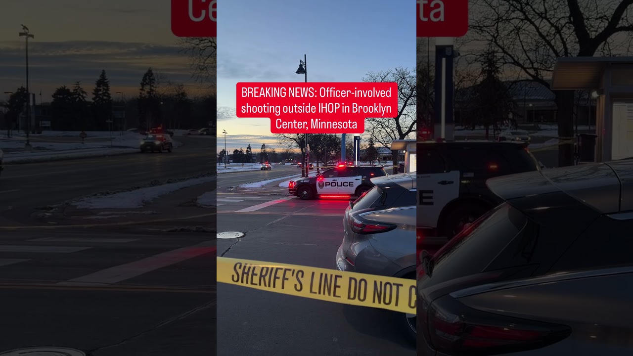 BREAKING NEWS: Officer-involved shooting outside IHOP in Brooklyn Center on February 23, 2026