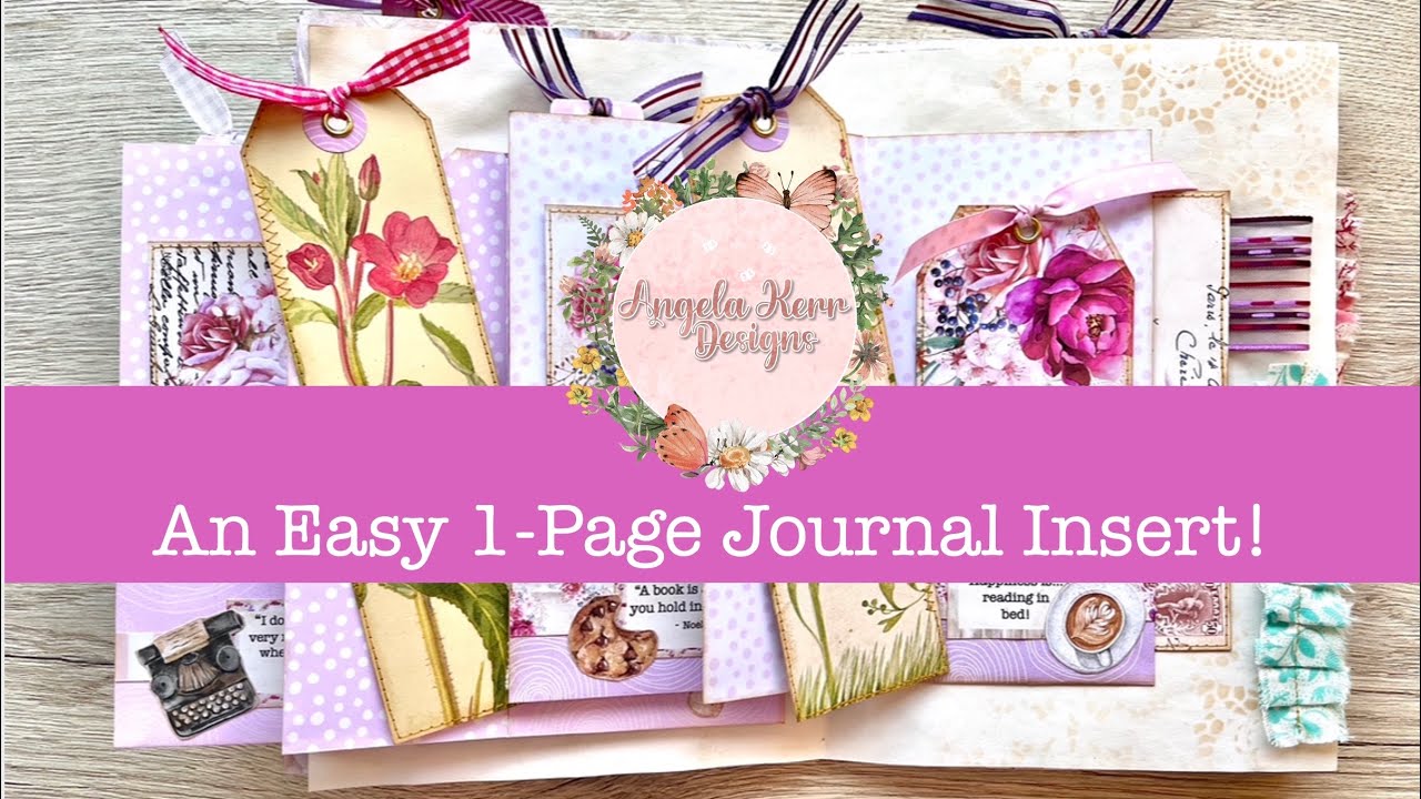 An Easy 1 Page Journal Insert!