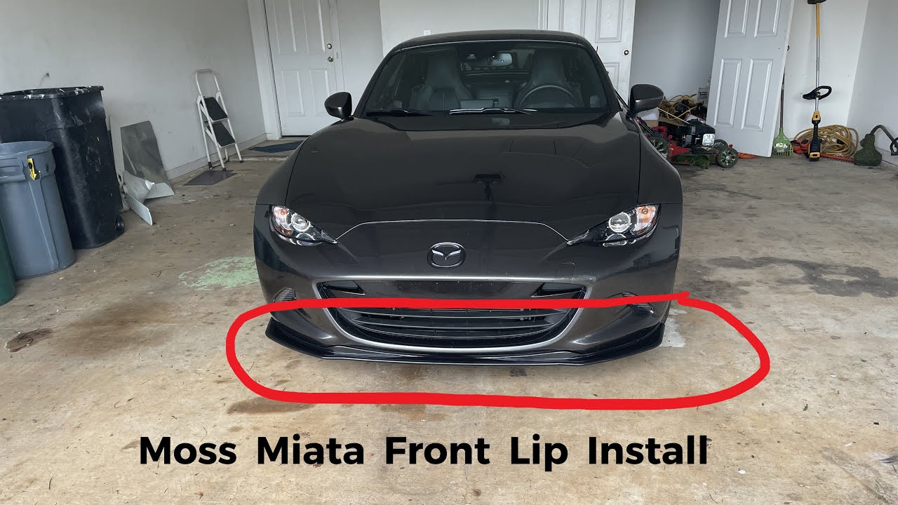 ND - Установка переднего спойлера Moss для Miata