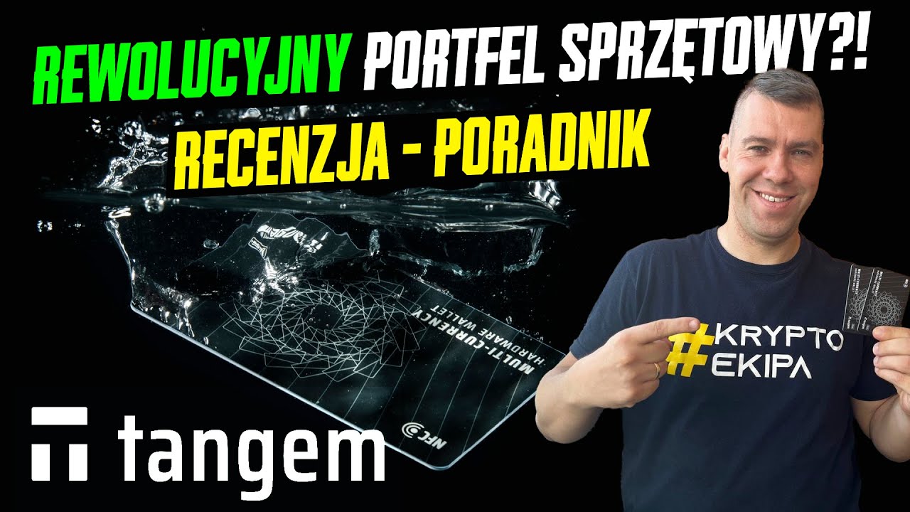 TANGEM WALLET - Szybki, prosty i bezpieczny portfel sprzętowy do kryptowalut! Alternatywa dla LEDGER