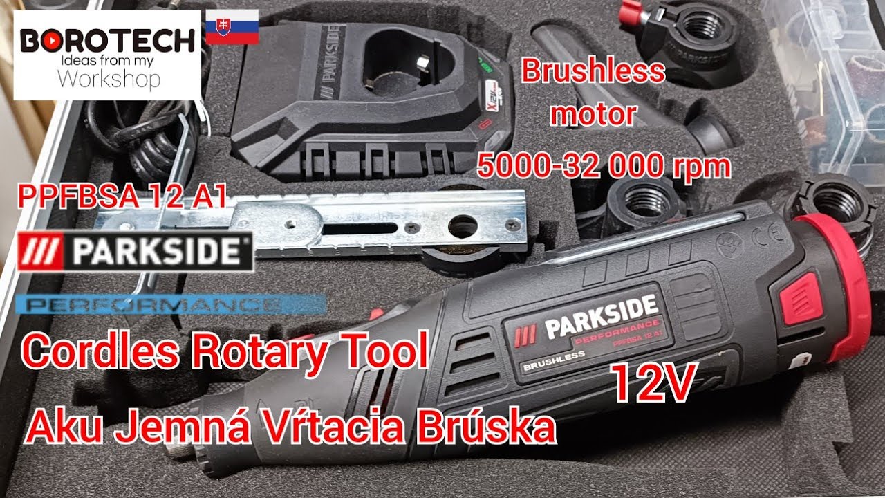 № 224 - PARKSIDE PERFORMANCE PPFBSA 12A1 Аккумуляторная шлифовальная машина с принадлежностями