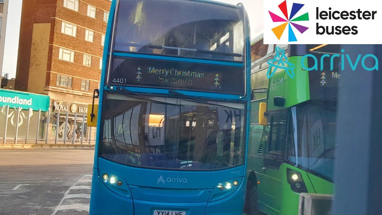 FULL ROUTE JOURNEY - Arriva Midlands Route 31A - Oadby to Leicester l 4401 YY14 LHE